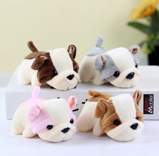 Móc Khoá Ragdoll Chó Bulldog Bông
